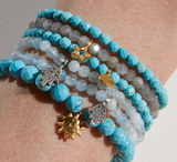 Satya | Inner Voice Lotus Turquoise Bracelet