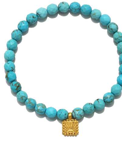 Satya | Faceted Turquoise Sunrise Bracelet