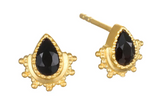 Satya | Eternal Light Black Onyx Stud Earrings