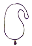 Satya | Guiding Spirituality Amethyst Gemstone Drop Mala