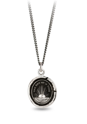 Pyrrha | One Day at a Time Sterling Silver Talisman Necklace
