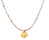 Satya | Healing Beginnings Lotus Pink Opal Necklace