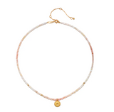 Satya | Healing Beginnings Lotus Pink Opal Necklace