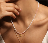 Satya | Healing Beginnings Lotus Pink Opal Necklace