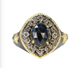 Armenta | London Blue Topaz Signet Ring