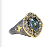 Armenta | London Blue Topaz Signet Ring