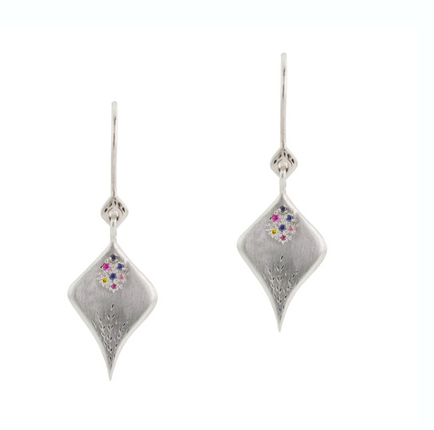 Adel Chefridi | Secret Garden Multisapphire Earrings