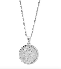 Anzie | Isreal Bonds Silver Medallion Necklace