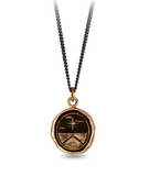 Pyrrha | "North Star" Talisman Necklace - Bronze