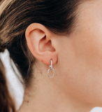 Anzie | Classique Pave Paper Clip Hoops