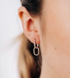 Anzie | Classique Pave Paper Clip Hoops