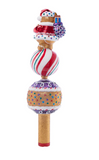 Christopher Radko | Gingersnap Santa Finial