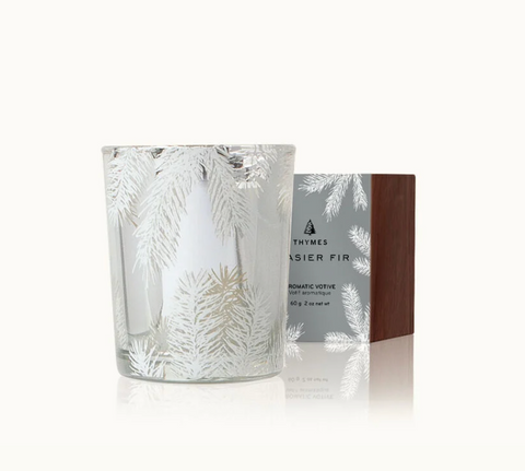 Thymes | Frasier Fir Statement Boxed Votive Candle