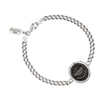 Pyrrha | "Seek The Light" Sterling Silver Inline Talisman Bracelet