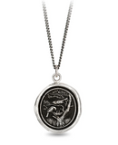 Pyrrha | "Love Makes a Home" Sterling Silver Talisman Necklace