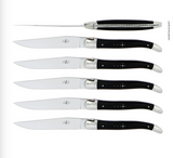 Forge de Laguiole | Set of Six Table Knifes, Ebony