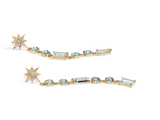 Anzie | Aztec North Star Linear Baguette Earrings