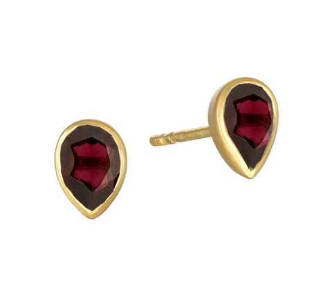 Satya | All Love Garnet Stud Earrings