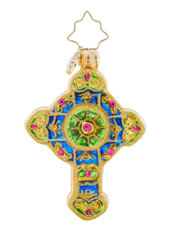 Christopher Radko | Brilliant Bejeweled Cross - Gem