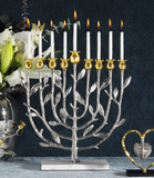 Michael Aram | Pomegranate Silver & Gold Menorah