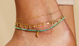 Satya | Walk with Joy Coin Chain Anklet