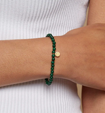 Satya | Personal Evolution Lotus Malachite Gemstone Bracelet