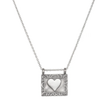 Satya | Heart Centered Silver Necklace