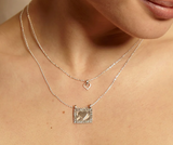 Satya | Heart Centered Silver Necklace