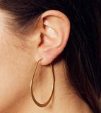 Satya | Minimalist Gold Hoop Earrings