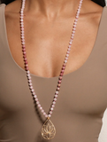 Satya | Bloom In Love Rose Quartz Lotus Mala