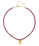 Satya | Healing Heart Red Onyx Heart Necklace