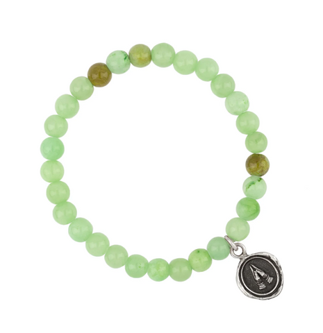 Pyrrha | Grateful Appreciation Talisman Stretch Stone Bracelet