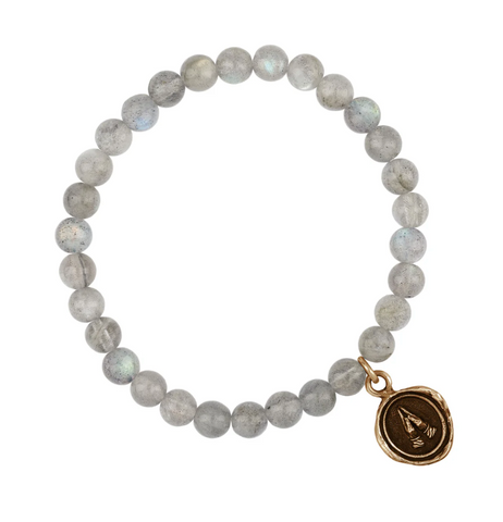 Pyrrha | Grateful Appreciation Talisman Stretch Stone Bracelet