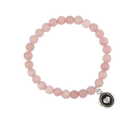 Pyrrha | Grateful Appreciation Talisman Stretch Stone Bracelet