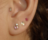 Leah Alexandra | Radiating Heart Studs