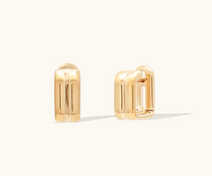 Leah Alexandra | Ribbed Hoops