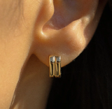 Leah Alexandra | Ribbed Hoops