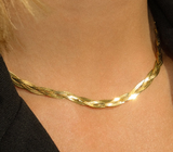Leah Alexandra | Braided Herringbone Necklace