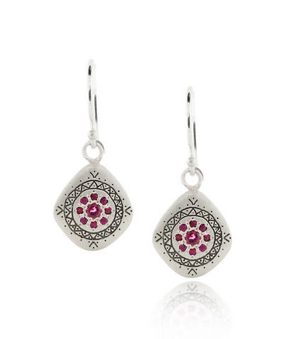 Adel Chefridi | Memories Ruby and Tourmaline  Earrings