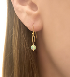 Anne Sportun | Opal Paperclip Drop Earrings