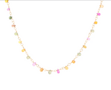 Anne Sportun | Rainbow Sapphire Briolette Tied Necklace