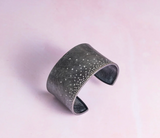 Todd Reed | Sterling Silver Riverbed Cuff With White Brilliant Cut Diamonds