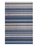 Chilewich | Horizon Stripe Shag Mats - Deep Sea 2'x3'