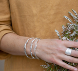 Kat Cadegan | Willow Bangle in Sterling silver