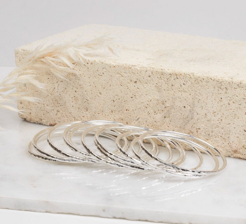 Kat Cadegan | River Silver Bangle