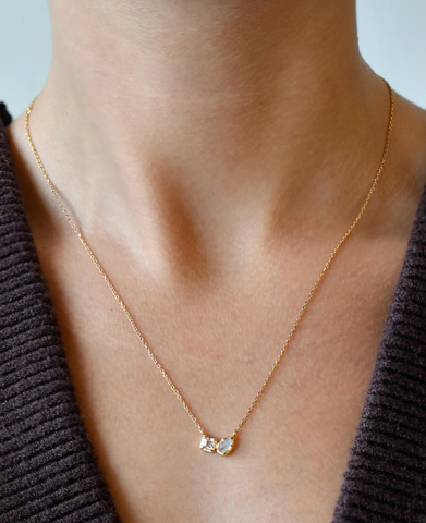 Anzie | Mélia Toi et Moi Necklace