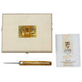 Claude Dozorme | Laguiole oyster spear set, Olivewood