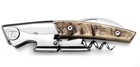 Claude Dozorme | Le Thiers Double Lever Corkscrew, Ram Horn Handle