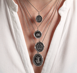 Pyrrha | "Honeybee" Sterling Silver Talisman Necklace