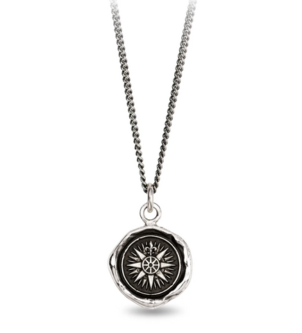 Pyrrha | Direction Sterling Silver Talisman Necklace